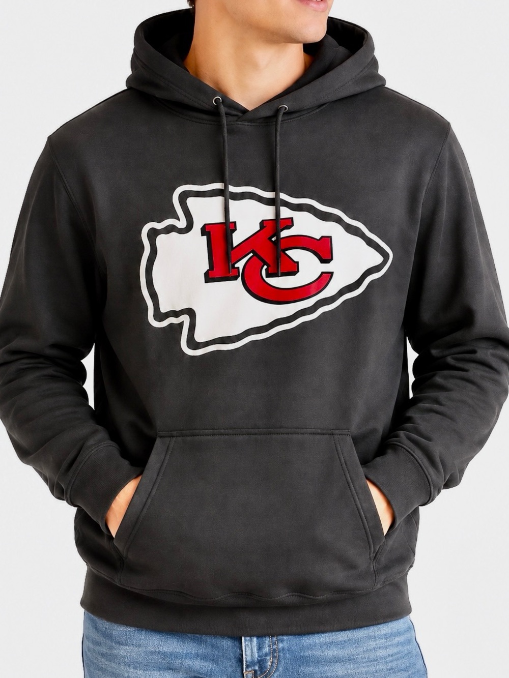Nike Kansas City Chiefs Men’s Black Pullover Hoodie Size Small NFL
